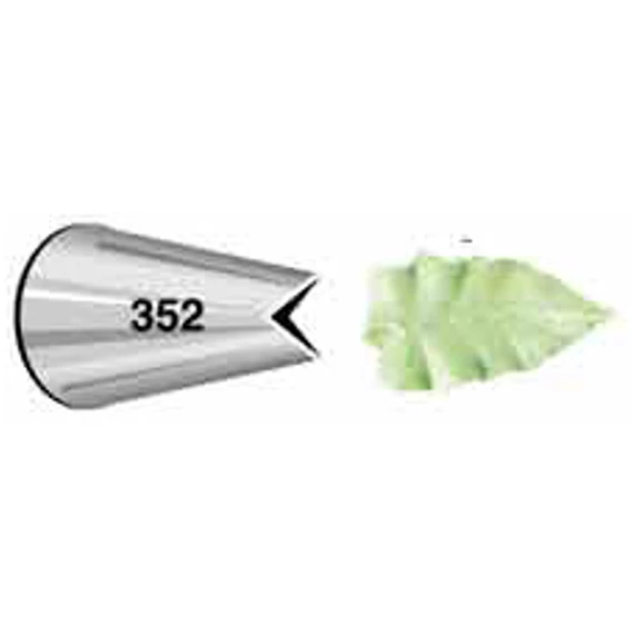 Levél mintás díszítőcső, #352 - Wilton