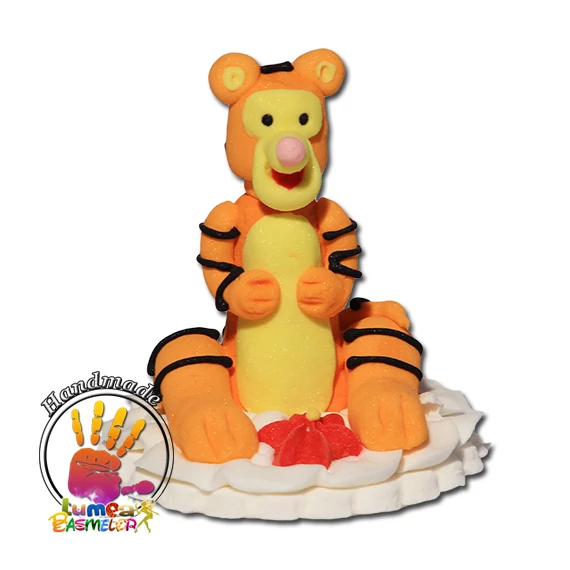 Tigris tortadísz cukorból - Lumea