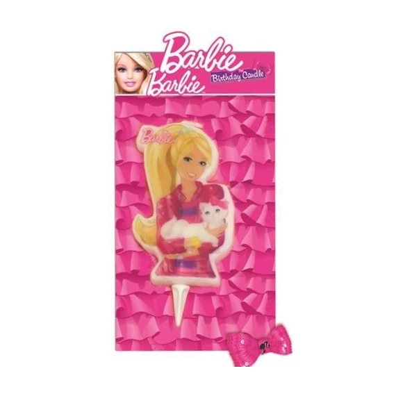 Barbie mintás születésnapi gyertya - Kardasis