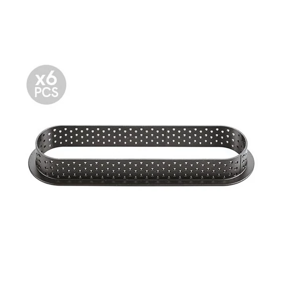 Tarte Ring "Oblong", 146mm sütőforma, 6 db. - SilikoMart