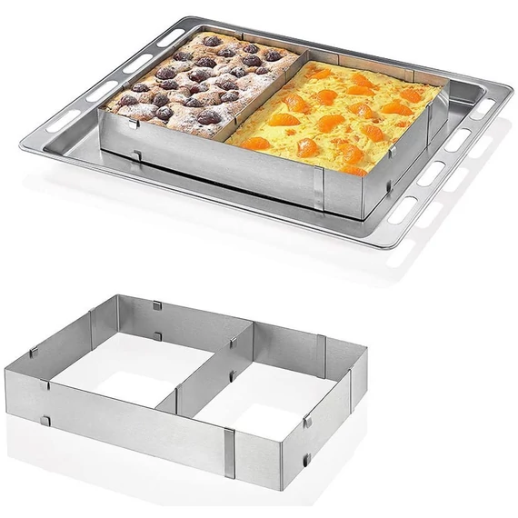 Állítható téglalap alakú tortaforma