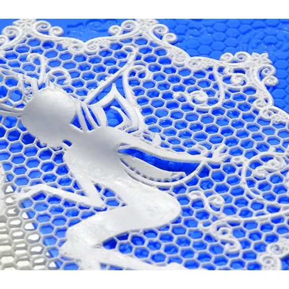 Csipke mintás szilikon - Doily art Fairy Dust - Crystal Lace