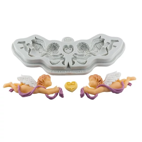 Angyal szilikon forma, h15,5 cm x sz6,5 cm x m1 cm - Lumea