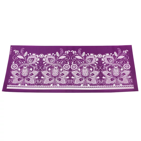 Virág mintás torta sablon, #B002 - Lumea