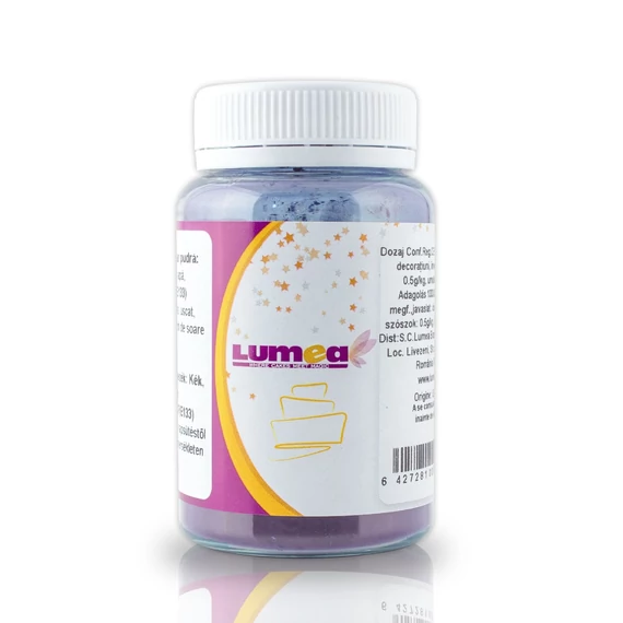 Por állagú kék ételszínezék, 40g - Lumea