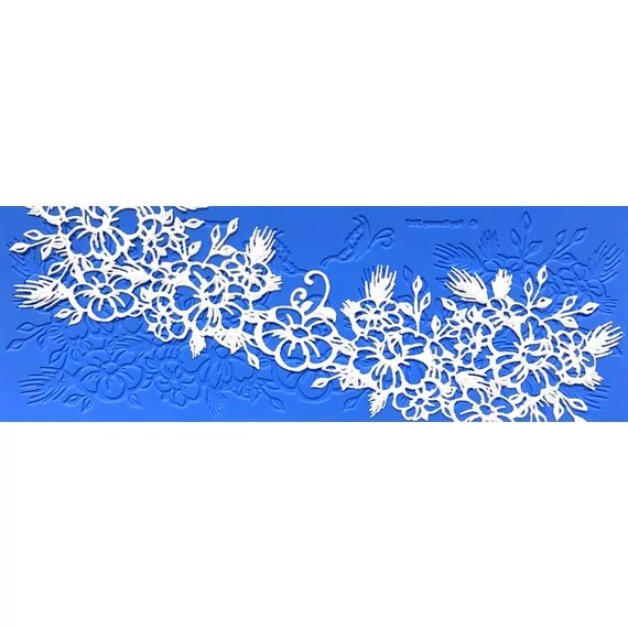 Csipke mintás szilikon - Athena - Crystal Lace