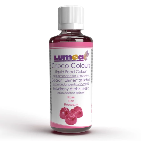 Rózsaszín folyékony ételszínezék, 50ml - csokoládéhoz ajánlott - Lumea