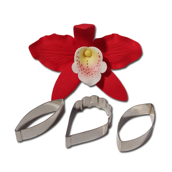 Orchidea Cattleya kiszúró szett, 3 db. - PME