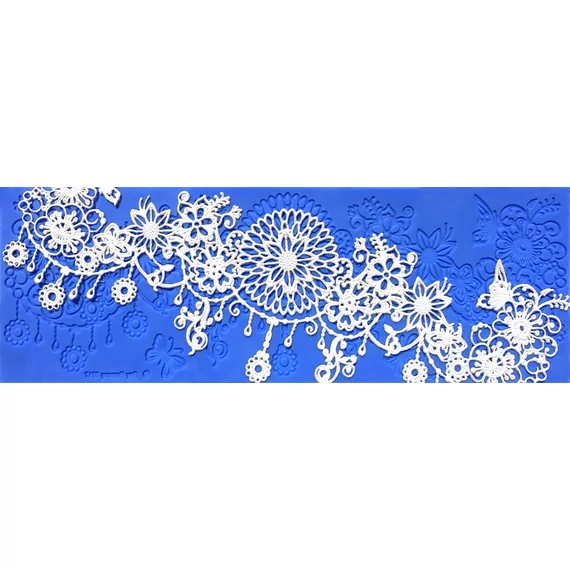 Csipke mintás szilikon - Eden - Crystal Lace
