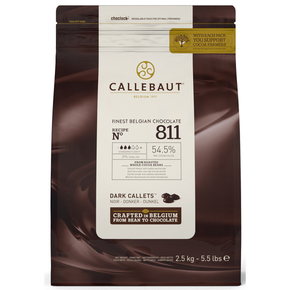 Étcsokoládé bevonó, 2.5 kg - Barry Callebaut