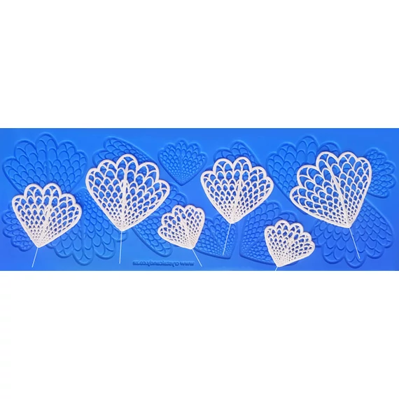 Csipke mintás szilikon - 3D Fantazia - Crystal Lace