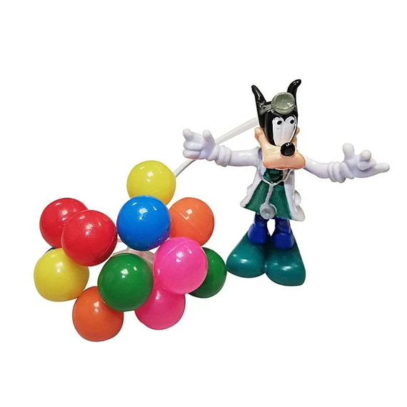 Doktor Goofy torta dekoráció műanyagból