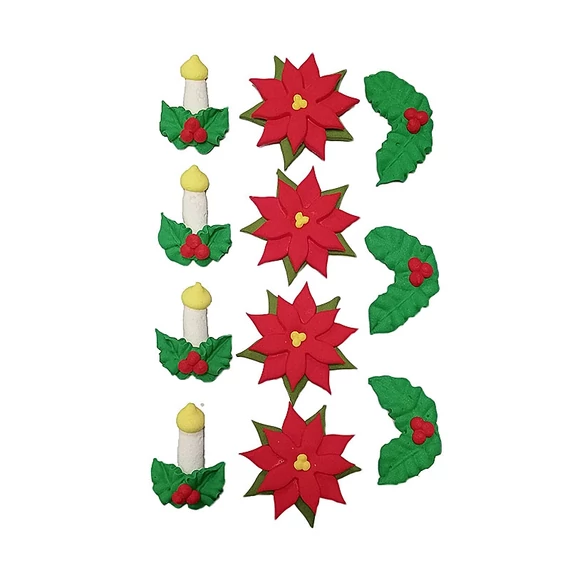 Adventi dekoráció cukormasszából - Lumea