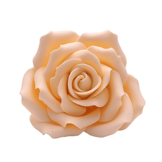 Barack színű óriás rózsa cukormasszából - Lumea