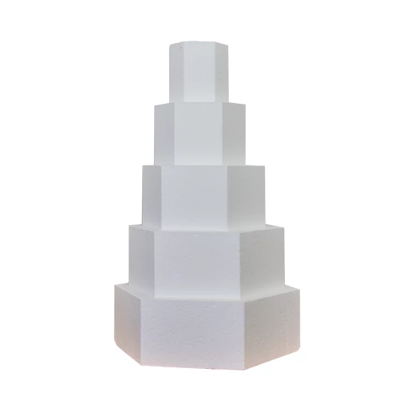 Hexagon alakú torta makett - Lumea