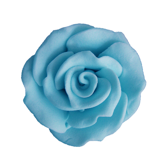 Kicsi kék rózsa szett cukormasszából, 20 db. - Lumea