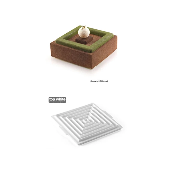 "Square" sütőforma - SilikoMart