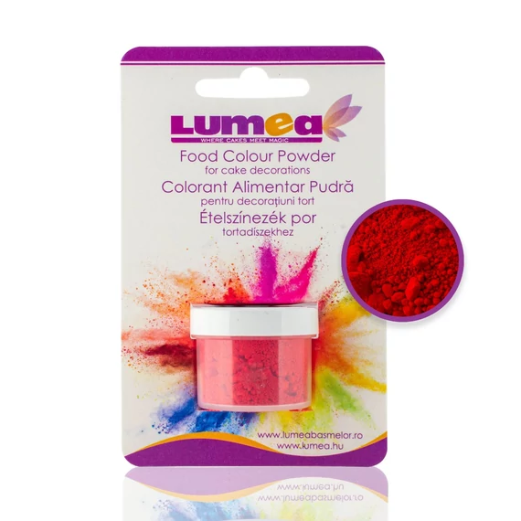 Cseresznye piros ételfestékpor, 2.5g - Lumea