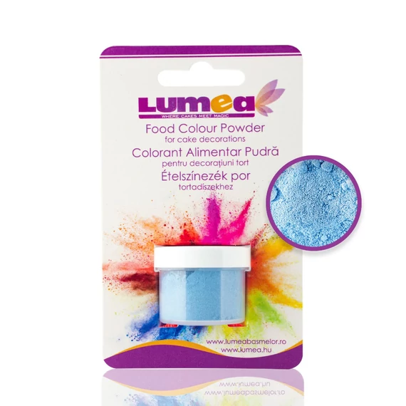 Égszínkék ételfestékpor, 2.5g - Lumea