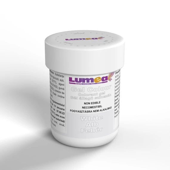 Fehér gél állagú színezék, 30g - Lumea