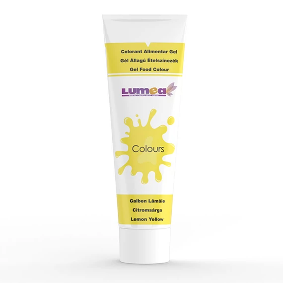 Citromsárga ételfesték gél, 30g - Lumea