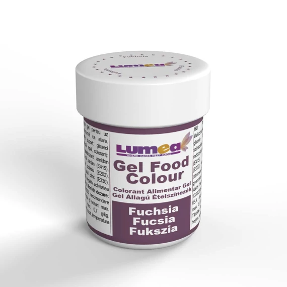 Fukszia gél állagú ételszínezék, 30g - Lumea