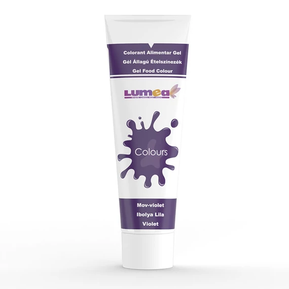 Ibolyalila ételfesték gél, 30g - Lumea