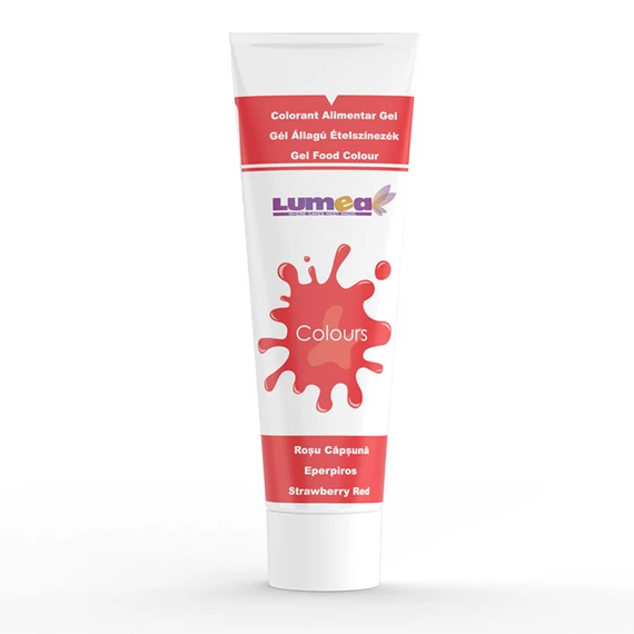 Eper Piros ételfesték gél, 30g - Lumea