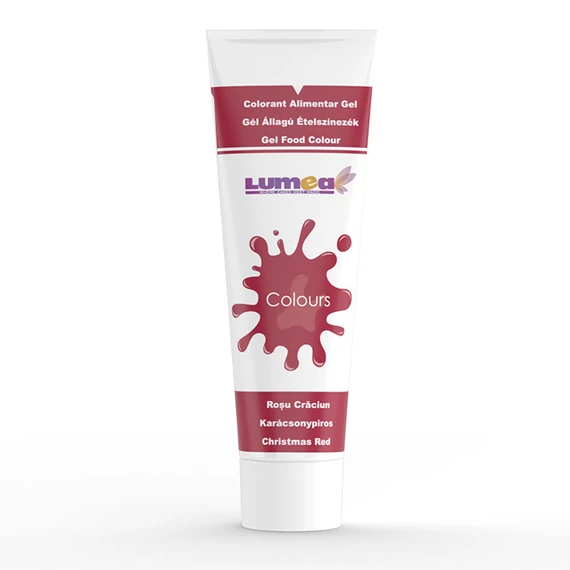 Karácsonypiros ételfesték gél, 30g - Lumea