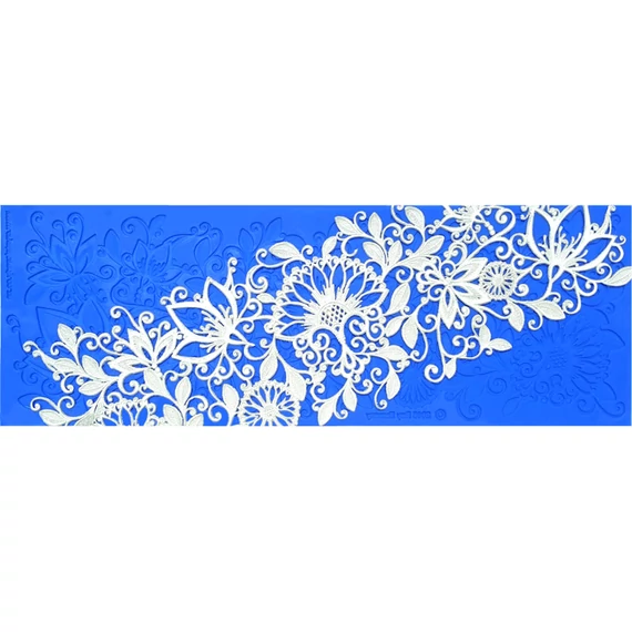 Csipke mintás szilikon - Mystic Thistle - Crystal Lace