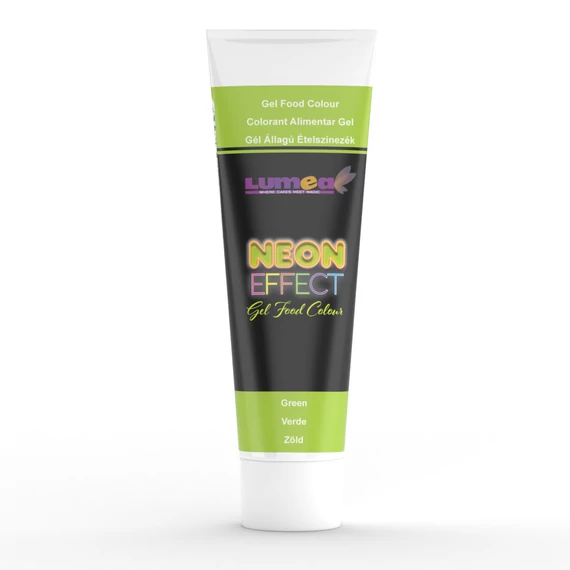 Zöld Neon hatású ételfesték gél, 30g - Lumea