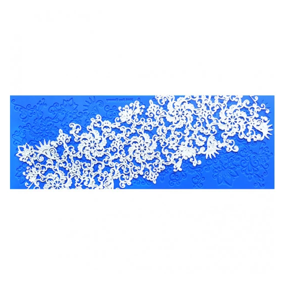 Csipke mintás szilikon - Midnight Garden - Crystal Lace
