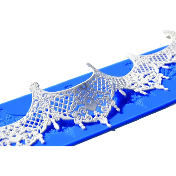 Csipke mintás szilikon "Zara" - Crystal Lace