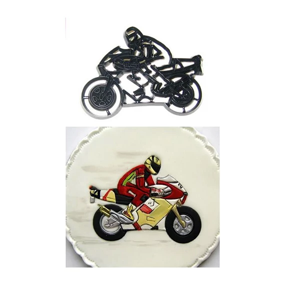 Motorbiciklis kiszúró - Patchwork