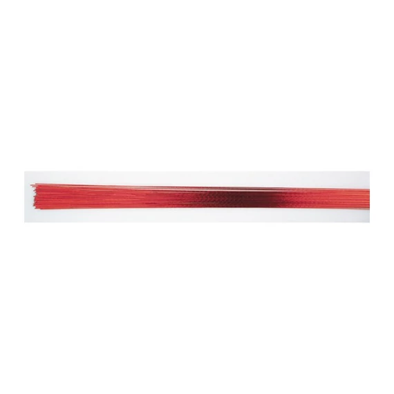 Metalizált piros virág drót, 36 cm - 24 # - Culpitt