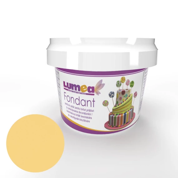 Arany árnyalatú fondant, 400g - Lumea