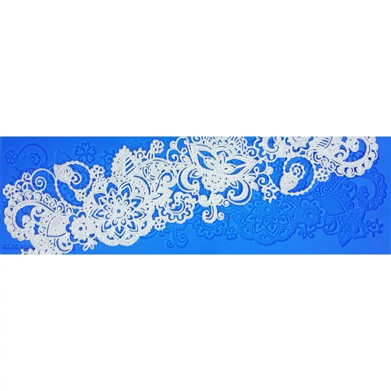 Csipke mintás szilikon - Urban Henna - Crystal Lace