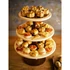 Barna állvány süteménynek, muffinoknak, 3 szintes - Silikomart