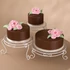 Fehér torta, muffin állvány, Ø21, Ø26, Ø31 cm, 3 db. - Wilton