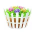 Muffin díszítő Kerítés mintás papírok, 18 db. - Wilton