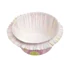 Virág alakú Rózsaszín, virág mintás muffin papír, 12 db. - Wilton