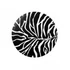 "Zebra" mintás csipkézett papír, 20 cm, 6 db. - Wilton
