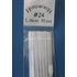 Fehér virág drót, 36 cm - 24 # - Culpitt
