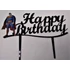 Szuperman Happy Birthday akril tortadísz