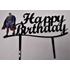 Szuperman Happy Birthday akril tortadísz - Torta Díszek