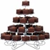 Ezüst muffin állvány, 5 szinttel, h48 cm x sz13 cm x m48 cm - Wilton