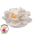 Fehér virágban alvó baba cukormasszából - Lumea