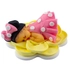 Alvó Minnie baba sárga virágon cukormasszából - Lumea