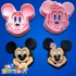 Mickey és Minnie kiszúró szett, 2 db. - Lumea