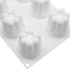 8 adagos virág szilikon forma, Ø6cm x 5.5cm, 29.5cm x 17.5cm x 6cm - Lumea